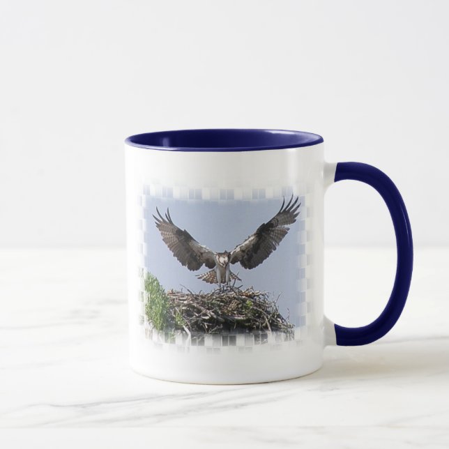 Osprey-Nest-Kaffee-Tasse Tasse (Rechts)