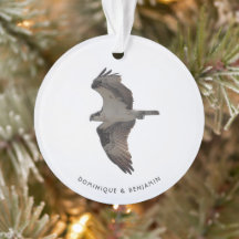 Osprey-Schmuck mit beliebigen Namen, Ort und Jahr