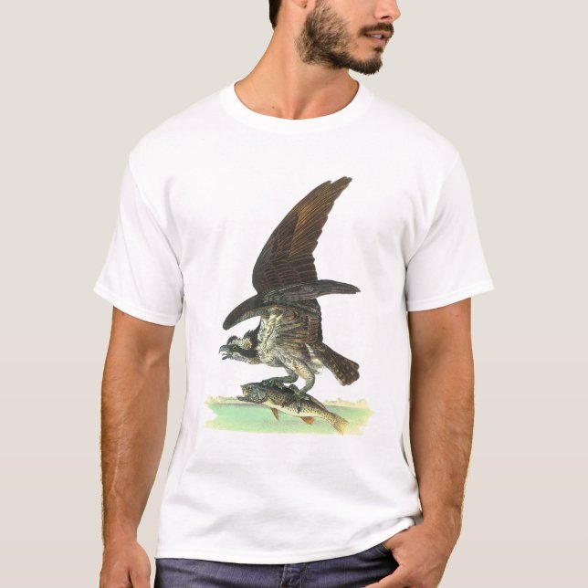 Osprey von John James Audubon T-Shirt (Vorderseite)