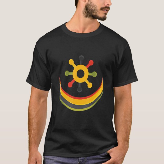 Osram Ne Nsoromma Adinkra Liebe Faithfulne T-Shirt (Vorderseite)