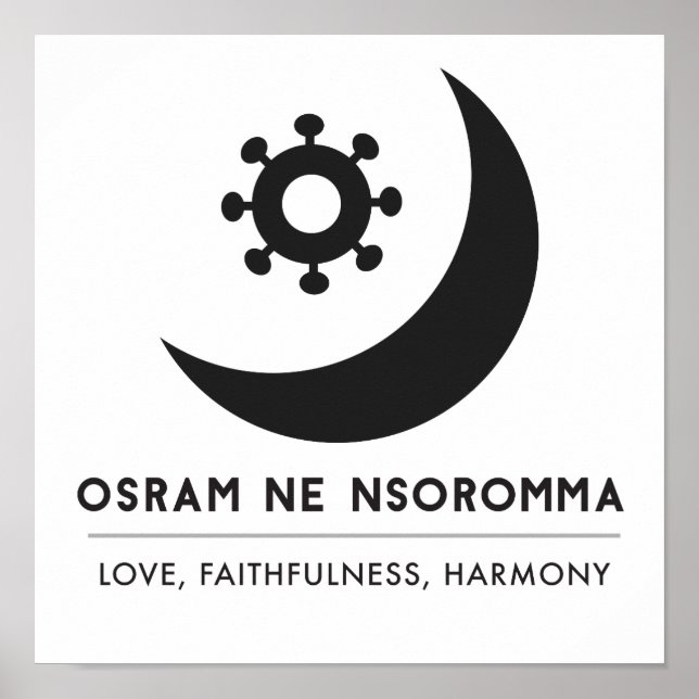 Osram ne nsoromma | Liebe, Treue, Harmonie Poster (Vorne)