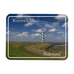 Ossenisse Radar Tower, Zeeland, Niederlande Magnet