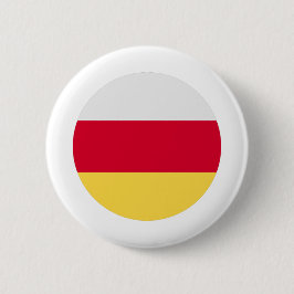 Ossetienflagge Button
