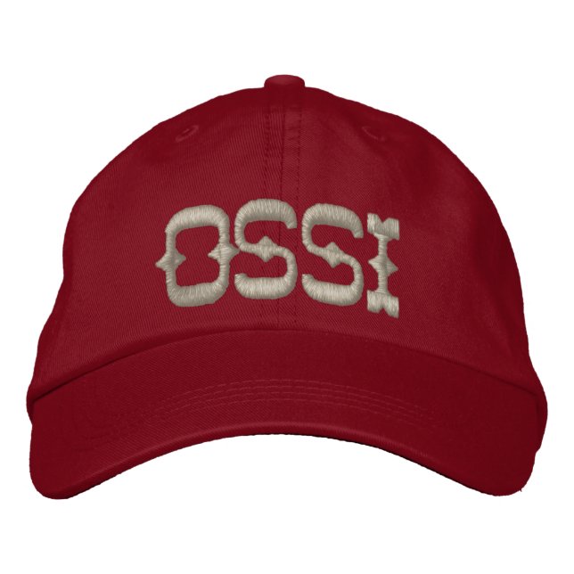 OSSI BESTICKTE BASEBALLKAPPE (Vorderseite)