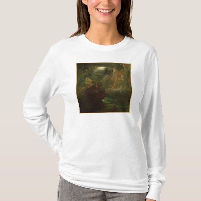 Ossian, das herauf den Geist des Flusses beschwört T-Shirt (Vorderseite)