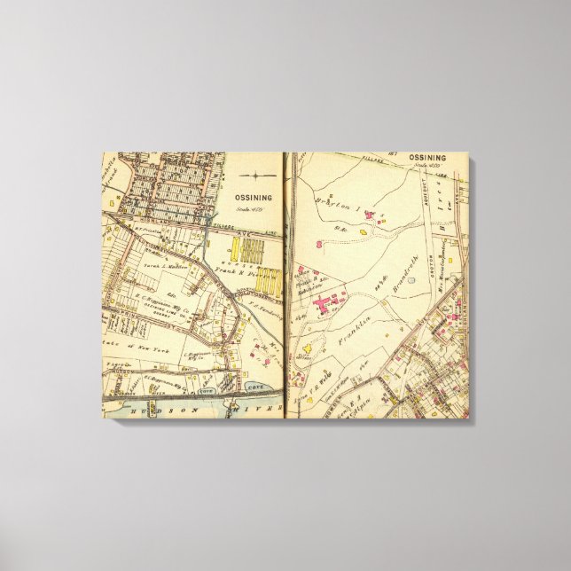 Ossining, New York 2 Leinwanddruck (Vorderseite)
