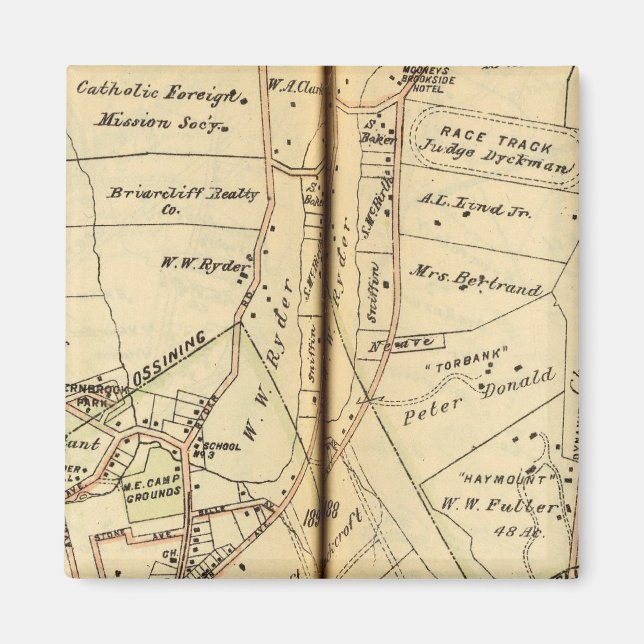 Ossining, New York Magnet (Vorne)