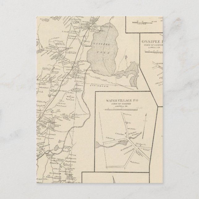 Ossipee, Carroll Co Postkarte (Vorderseite)