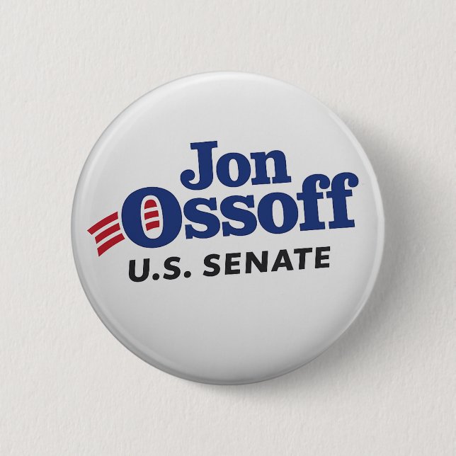 Ossoff 2026 Demokrat Button (Vorderseite)