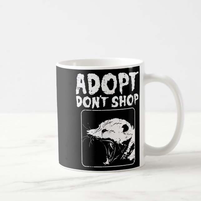 Ossum Adopt Dont Shop Ssum Street Cat Pet Women Me Kaffeetasse (Rechts)