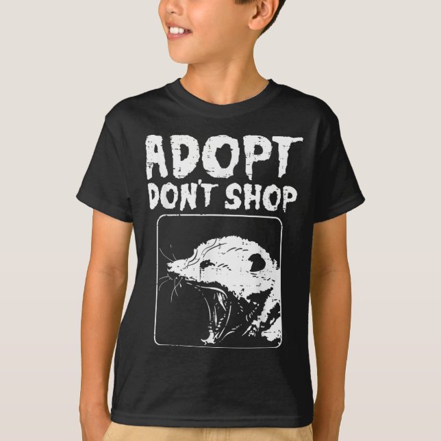 Ossum Adopt Dont Shop Ssum Street Cat Pet Women Me T-Shirt (Vorderseite)