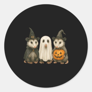 Ossum Halloween-Sommer Hexe Geist Kürbis Runder Aufkleber