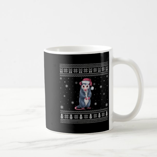 Ossum Lovers Men Women Santa Ugly Xmas Sweater  Kaffeetasse (Rechts)