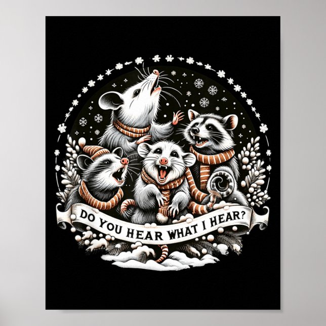 Ossum Xmas Christmas, Ssum Do You Hear What I Hear Poster (Vorne)