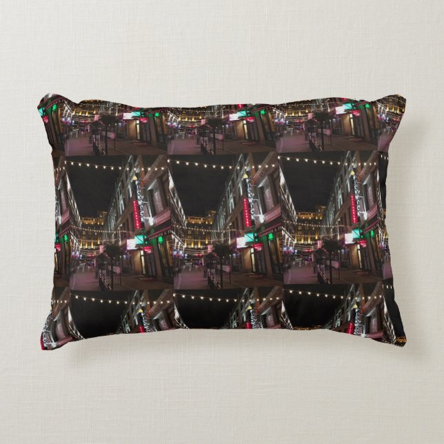 Ost4. Straße, Foto-Kissen Clevelands, Ohio Dekokissen (Vorderseite)