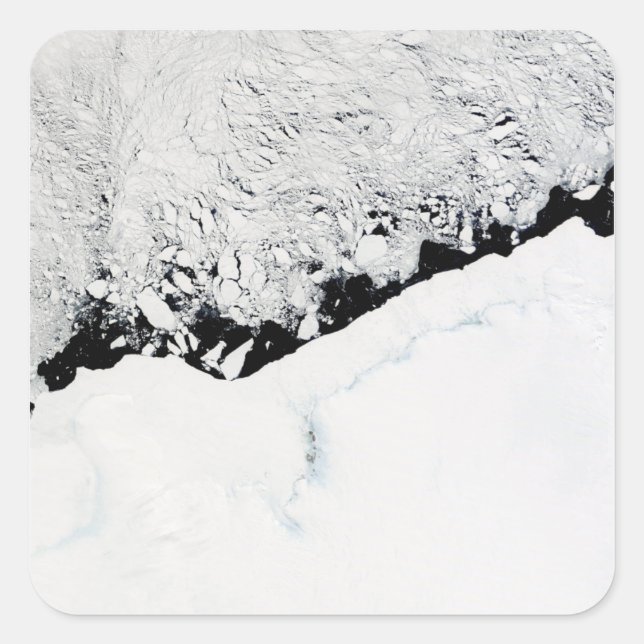 Ost-AntarktisÃ, Âs Prince Olav Coast Quadratischer Aufkleber (Vorderseite)