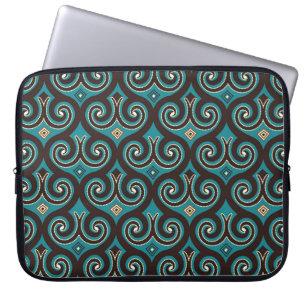 Ost-Arabesque: Elegantes Nahtloses Ornament. Laptopschutzhülle