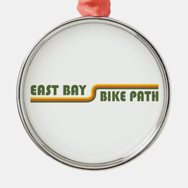 Ost-Bucht-Radweg Ornament Aus Metall (Vorne)