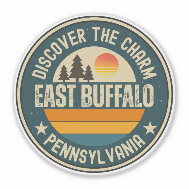 Ost-Buffalo, Pennsylvania Aufkleber (Vorderseite)