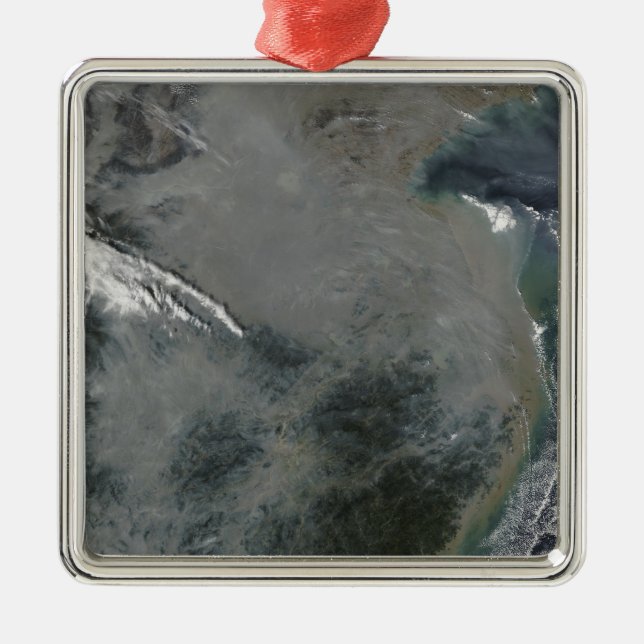 Ost-China überfluten Ornament Aus Metall (Vorne)