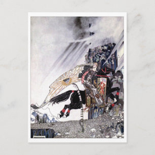 Ost der Sonne West des Mondes Vintage Postkarte