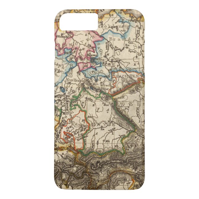 Ost - europäische Karte Case-Mate iPhone Hülle (Rückseite)