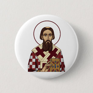 Ost-Europäische Kirche des Heiligen Sava Orthodox Button