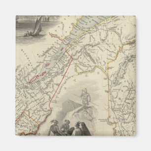 Ost-Kanada und New Brunswick Magnet