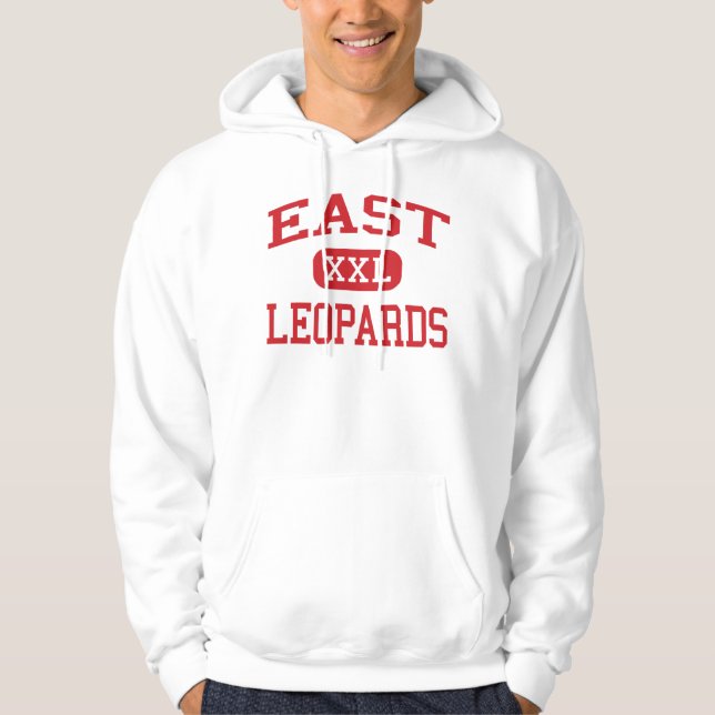 Ost- Leoparden - hohes - Salt Lake City Utah Hoodie (Vorderseite)
