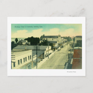 Ost LuftaufnahmeAntioch, CA Postkarte