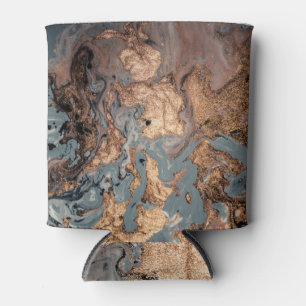 Ost Luxus Kunst, goldenes Swirl Design. Dosenkühler