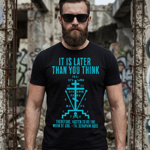 Ost-Orthodox Fr. Seraphim Rose Cross Gift T-Shirt
