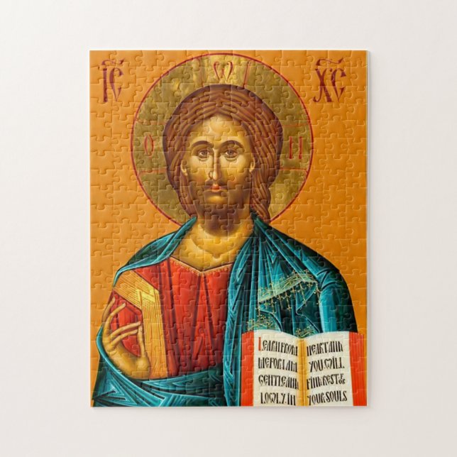 Ost-Orthodoxe Christliches Symbol Jesus Christus Puzzle (Vertikal)