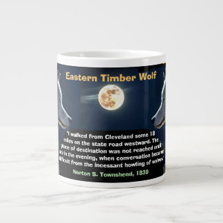 Ost-Timber Wolf, bedauert die Abwesenheit - Jumbo-Tasse