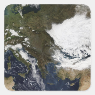 Ost- und Südeuropa Quadratischer Aufkleber