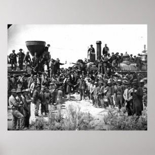 Ost und West schlagen im letzten Rail die Hände Poster