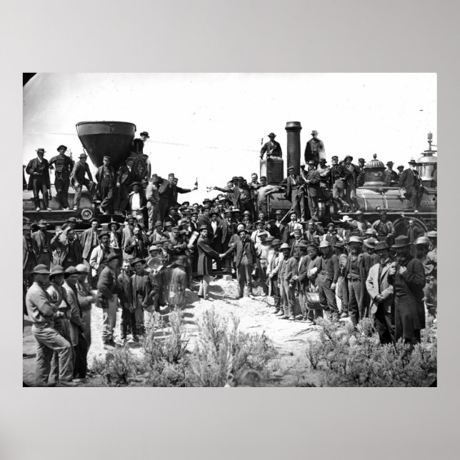 Ost und West schlagen im letzten Rail die Hände Poster (Vorne)