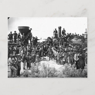 Ost und West schlagen im letzten Rail die Hände Postkarte