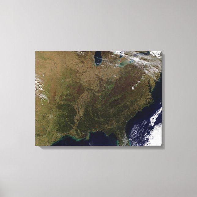 Ost-Vereinigte Staaten Leinwanddruck (Vorderseite)