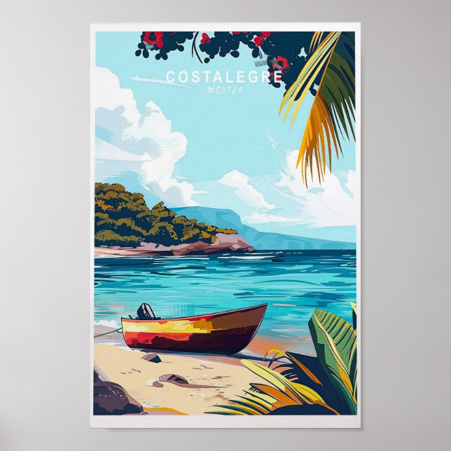 ostalegre Mexico Travel Print Poster (Vorne)