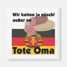 Ostalgie Deutschland DDR Tasche Oma Magnet