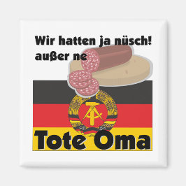 Ostalgie Deutschland DDR Tasche Oma Magnet
