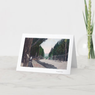 Ostansicht über HauptStreetLewiston, Feiertagskarte