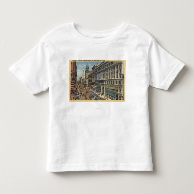 Ostansicht von Markt-St. von Powell-St. Kleinkind T-shirt (Vorderseite)