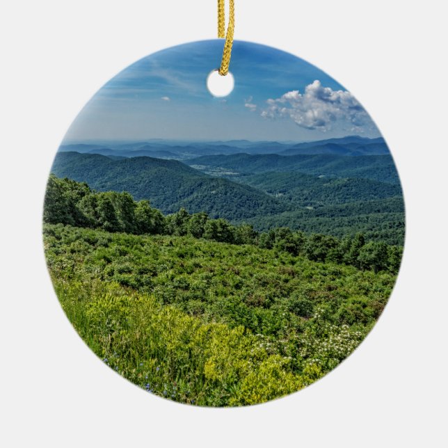 Ostansicht von Shenandoah Nationalpark Keramikornament (Vorne)