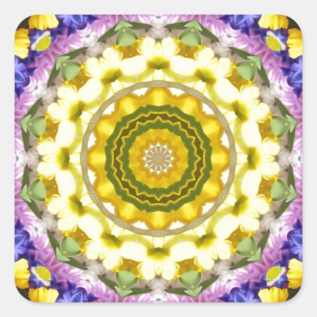 Ostara 1 quadratischer aufkleber (Vorderseite)