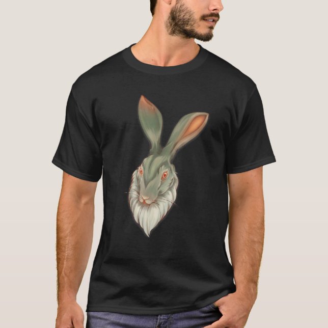 Ostara Bunny Sabbat Rabbit Bunnycore Ästhetischer  T-Shirt (Vorderseite)