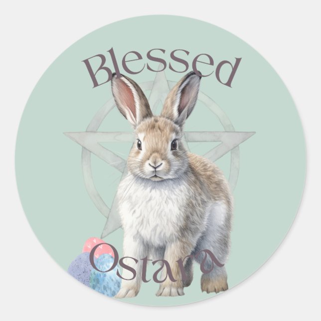 Ostara Classic Round Sticker (Vorderseite)