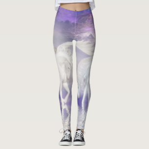 Ostara Feen Unicornsmeerjungfrauen Leggings