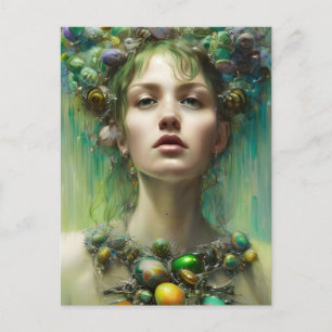 Ostara Goddess Postcard Postkarte